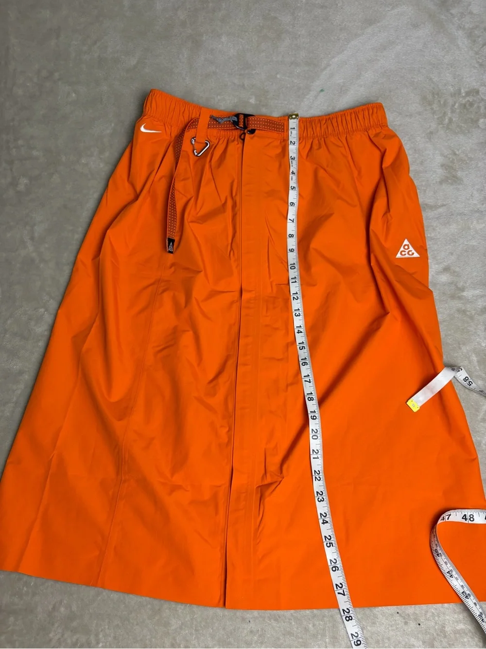 Nike ACG Morpho Storm-FIT ADV Wrap Skirt Orange S NWT